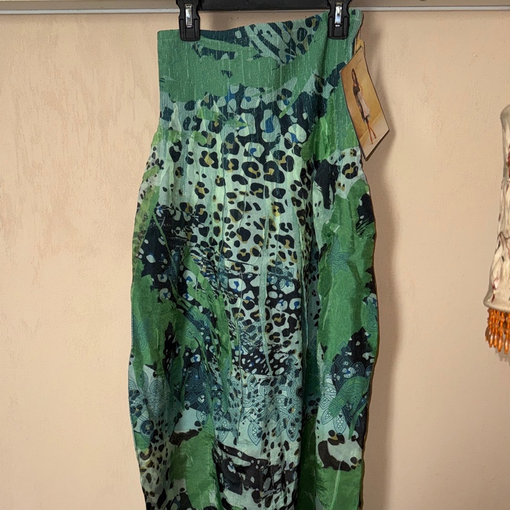 OPI Jungle Green Leopard Swim Sarong